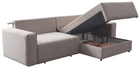 Palvin mini L-alakú kanapé, ágyazható, ágyneműtartós - LEÉRTÉKELT