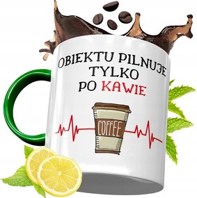 Zöld Bögre Biztonsági Őrnek Születésnapra Ajándék fényképes nyomtatással