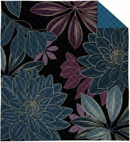 Ágytakaró 170x210 kék virágos Holland