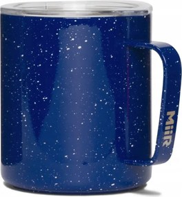 MiiR Camp Cup termo bögre 350 ml kék pöttyös kék fedővel