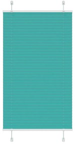 pliszírozott redőny Benzinzöld 70x150 cm szövetszélesség