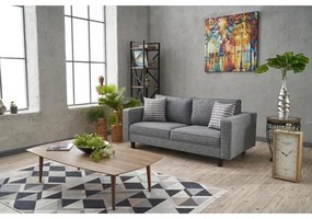 Kétszemélyes kanapé Kale Linen - Szürke