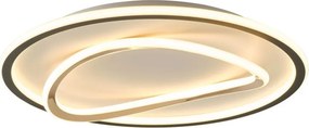 ZUMA LINE MX3889-1A-3BGT LENS Kerek Mennyezeti Lámpa Fekete, Arany LED IP20