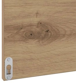 Fürdőszoba bútor szett 3 pcs kézműves tölgy 60 x 38.5 x 45 cm
