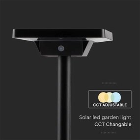 LED Kültéri napelemes lámpa LED/2W/3,7V IP65 3000/4000/6500K 2600 mAh