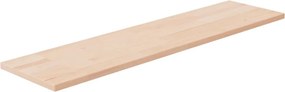 vidaXL kezeletlen tömör tölgyfa polclap 80 x 20 x 1,5 cm