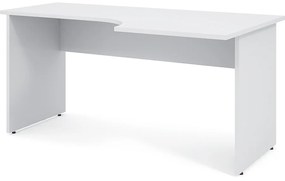 Impress ergonomikus asztal 160 x 90 cm, jobb, fehér