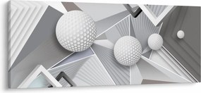 Geometriai absztrakt kép (120x50 cm)