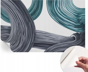 Fotótapéta Fali tapéta Hálószobába és Nappaliba Folyékony vonalak 416x254 cm