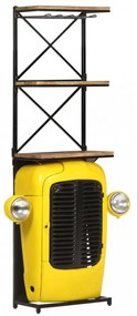 sárga tömör mangófa traktor borszekrény 49 x 31 x 172 cm