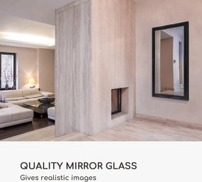 Casa Chic Wembley Fali tükör valódi fából Téglalap alakú 140 x 75 cm