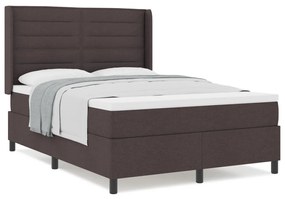 Boxspring Ágy Matrac Néhány Kávébarna 140x190 cm Szövet