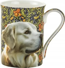 Porcelán bögre 350ml kutya kutyus Golden Retriever Bone China Morris Dogs