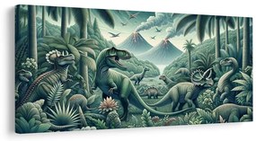 Kép őskori dinoszaurusz világ a dzsungelben