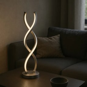 ONLI - LED Asztali lámpa DNA LED/12W/230V 4000K 48,5 cm ezüst