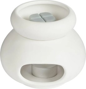 AMBIANCE porcelán aromalámpa, fehér