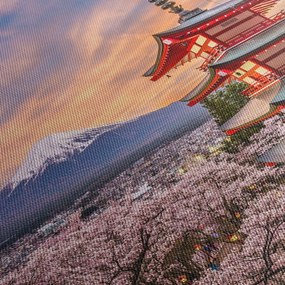 Kép - Fuji, Japán (120x50 cm)