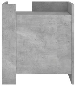 Betonszürke szerelt fa éjjeliszekrény 45 x 50 x 50 cm