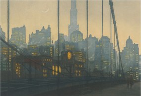 Stílusos Dekoratív Fotótapéta Flizelin Esti panoráma 152x104