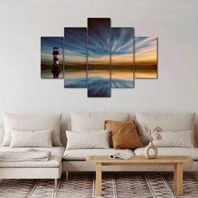Világítótorony a tengeren (150x105 cm)