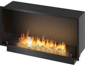 InFire - Beépített BIO kandalló 49,4x104,4 cm 6kW fekete