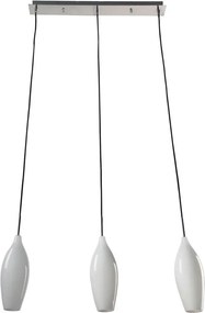 ZUMA LINE MD2101B-3W CHAMPAGNE Többágú Függesztett Lámpa Fehér E14 IP20
