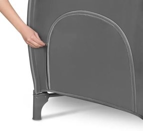 Lionelo - STEFI PLUS utazóágy, szürke-fehér