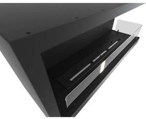 InFire - Sarok BIO kandalló 110x45 cm 3kW fekete