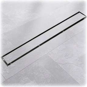 Lineáris zuhanyfolyóka 130cm fürdőszobai csempére Befliesbar szifonnal