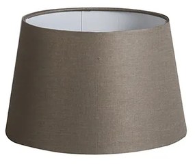 Lenből készült lámpabúra Taupe színben 25/16