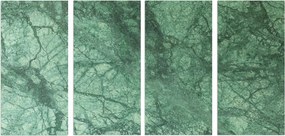 Faliképek Absztrakt Vászon dekoráció a nappaliba Zöld 80x160