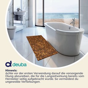 Akác fürdőszobai kilépő, 50x80 cm