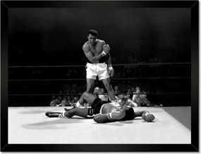 Poszterek keretben 40x30 Muhammad Ali Boxer Harc