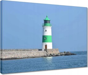 Vászonkép 40x30 Világítótorony Tenger