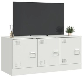 fehér acél TV-szekrény 99 x 39 x 44 cm