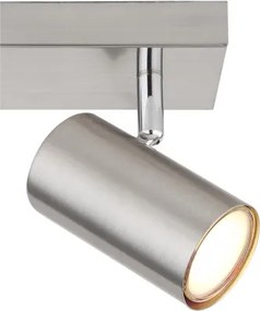Globo 57911-2 Fali lámpa, fém matt nikkel, króm, HxSzxM: 260x60x120mm, 2x GU10 35W 230V izzók nélkül