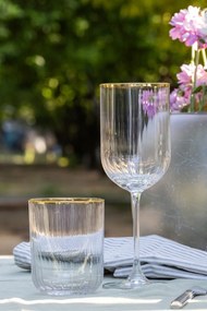 4 részes üveg pohárszett 350 ml