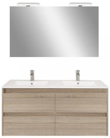 Porto Prime 120 komplett fürdőszoba bútor sonoma tölgy színben