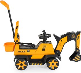 Moni BUMBLEBEE ráülős akkus vezethető kotrógép SÁRGA/FEKETE