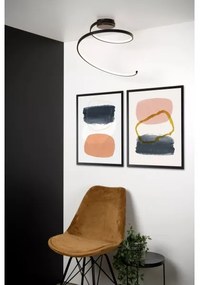 Lucide 46199/25/30 - MAXENCE LED 24W 230V fekete dimmelhető mennyezeti lámpa