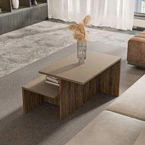 Twins - Taupe, Oak