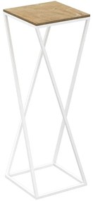 Virágállvány 70x24 cm fehér