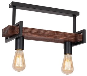 Luminex Csillár rúdon HARD 2xE27/60W/230V LU0664