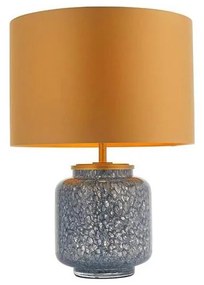 Endon 93067 - ZINNIA asztali lámpa 1xE27/10W/230V kék/arany