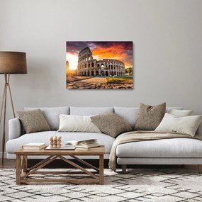 Kép - Colosseum Rómában (üvegen) (70x50 cm)