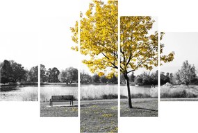 Kép - Pihenés a parkban (150x105 cm)