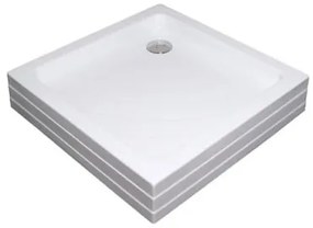 Ravak Angela négyzet alakú alacsony zuhanytálca 90x90 cm akril a007701120 AN90PUR0