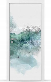 Furnér Kültéri Ajtó matrica Bútor öntapadós Könnyű Ragasztás