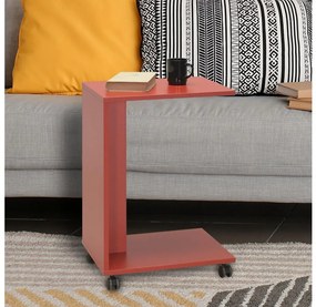 Adore Furniture Kisasztal 65x35 cm piros AD0137