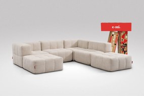 6 Teiliges Modulares Sofa – Beige